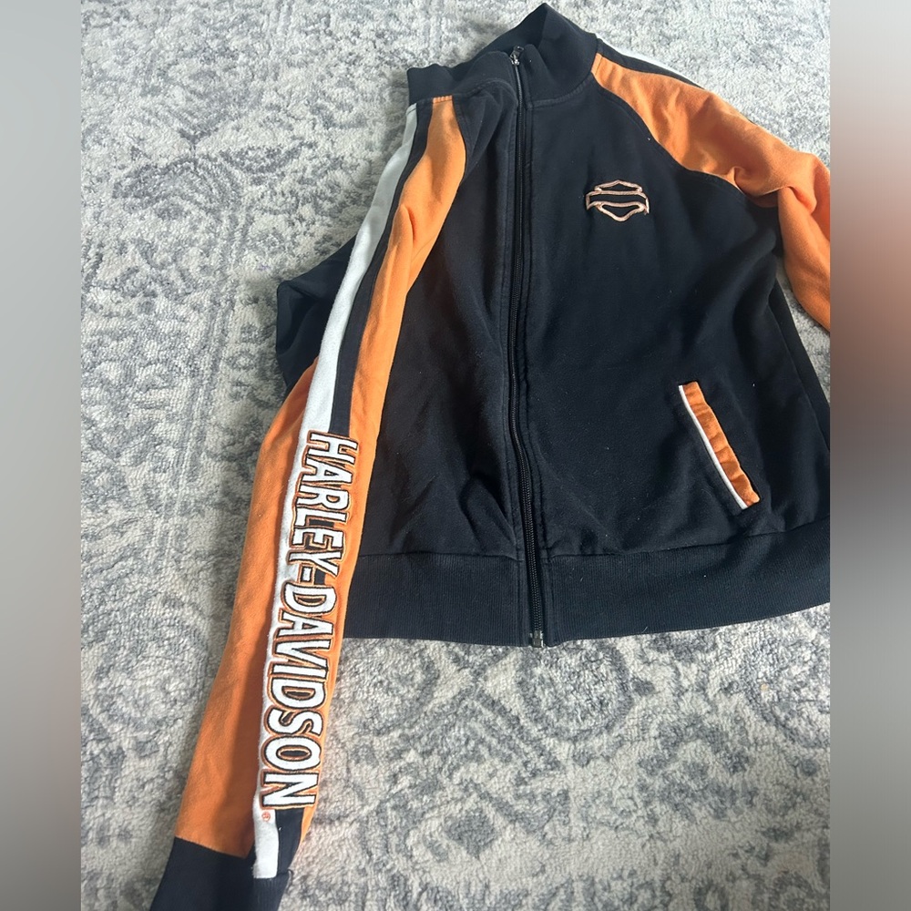 harley davidson zip up jacket